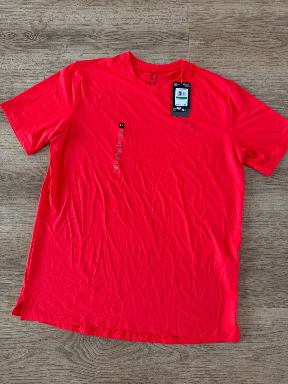 Under Armour Bright Red Short Sleeve Performance Tee